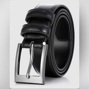 Mio Marino Black Leather Belt